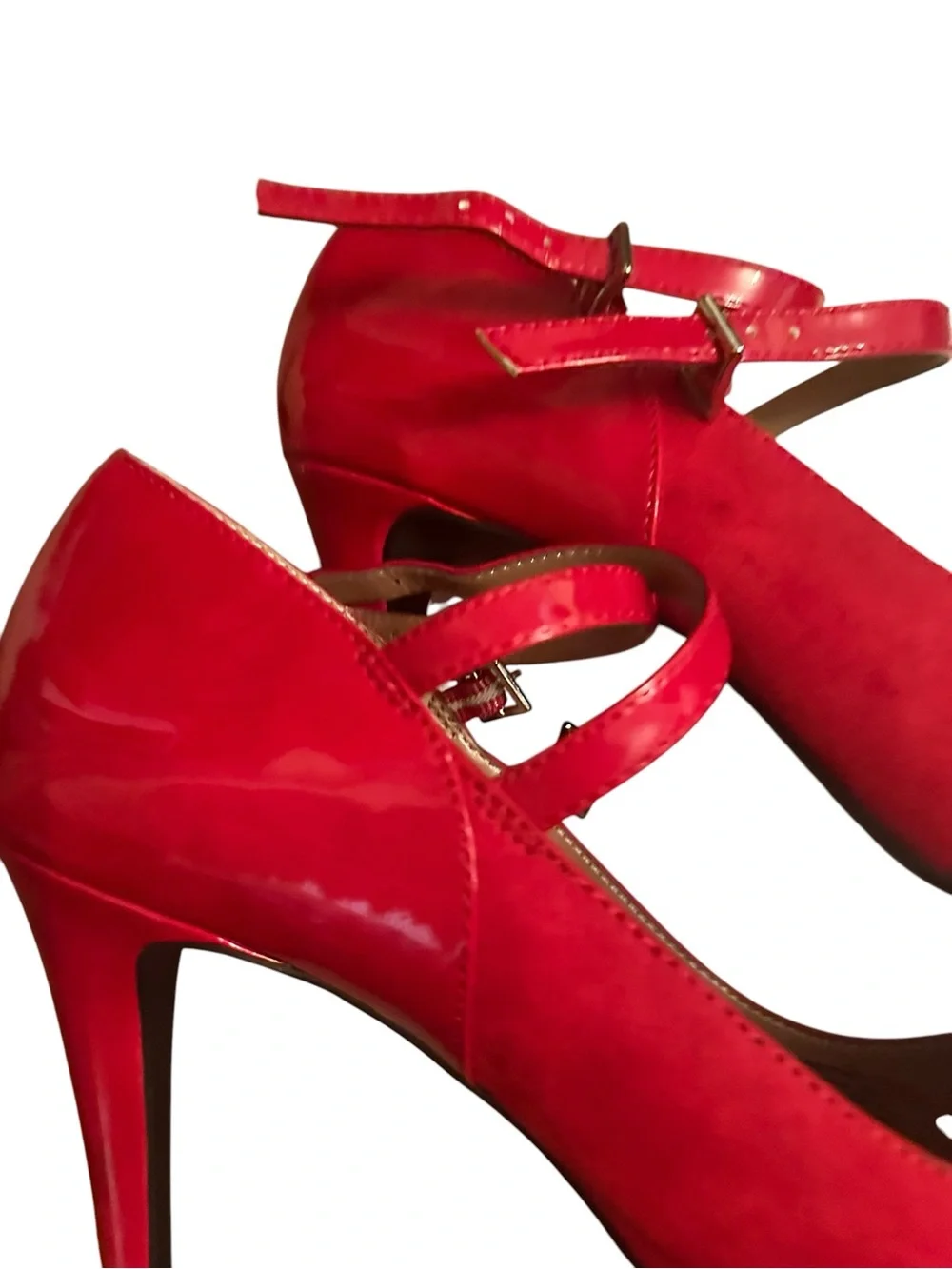 Women’s Style & Co Red Mary Jane Pumps with Double Strap Size 9